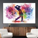 Colorful Golfer Swing Wall Art Canvas Print - Ready to Hang, by MyGreatCanvas | Canvas Wall Art Prints | Photo Prints & Wall Decor
