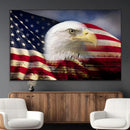 American Flag Eagle Symbol Wall Art, American Flag Eagle by MyGreatCanvas | Canvas Wall Art Prints | Photo Prints & Wall Decor