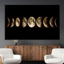 Phases of the Moon Wall Art | Canvas Print for Modern Wall by MyGreatCanvas | Canvas Wall Art Prints | Photo Prints & Wall Decor