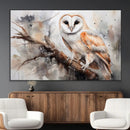 Barn Owl Wall Art | Watercolor Barn Owl Canvas Print | by MyGreatCanvas | Canvas Wall Art Prints | Photo Prints & Wall Decor