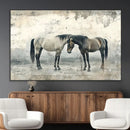 Chines Style Majestic Horses Wall Art | Ready to Hang and
