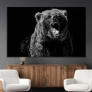 Bear Canvas Print | Wildlife Wall Art for Cabin Decor |
