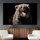Grizzly Bear Canvas Print | Wildlife Wall Art for Cabin by MyGreatCanvas | Canvas Wall Art Prints | Photo Prints & Wall Decor