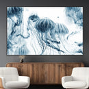 Abstract Jellyfish Canvas Print Wall Art