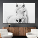 Majestic White Horse Wall Art | Ready to Hang and Framed |