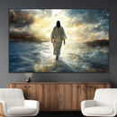 Jesus Walking on Water Wall Art | Canvas Print | Ready to