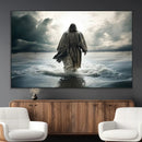 Jesus Walking on Water Wall Art | Canvas Print | Ready to