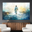 Watercolor Jesus Walking on Water Canvas Print, Christian by MyGreatCanvas | Canvas Wall Art Prints | Photo Prints & Wall Decor