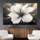 White Flower Wall Art Canvas Print | Ready to Hang |