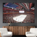 Barton Malow Little Caesars Arena Detroit Wall Art Canvas