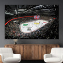 Vaudoise Lausanne Ice Hockey Arena Stadium Wall Art Canvas,