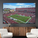 Florida Tampa Raymond James Stadium Wall Art Canvas Print -