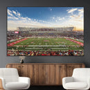 Framed Houston Cougars Football Team Print - Houston TDECU by MyGreatCanvas | Canvas Wall Art Prints | Photo Prints & Wall Decor