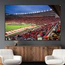 Wisconsin Badgers Football Team Print - Madison Camp Randall
