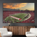 Camp Randall Stadium Wisconsin Badgers Large Wall Art Canvas