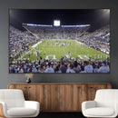 Brigham Young University Cougars Football Print Canvas - by MyGreatCanvas | Canvas Wall Art Prints | Photo Prints & Wall Decor