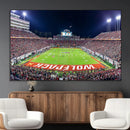 Wolfpack Football Team Print - Raleigh Carter-Finley Stadium