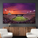 East Carolina University Pirates Football Print Canvas-