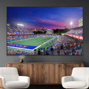University of Kansas Jayhawks Football Team Print Canvas- by MyGreatCanvas | Canvas Wall Art Prints | Photo Prints & Wall Decor