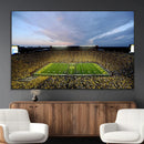 University of Michigan Wolverines Football Team Print - Ann by MyGreatCanvas | Canvas Wall Art Prints | Photo Prints & Wall Decor