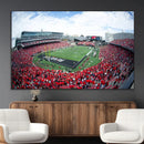 Cincinnati Bearcats Football Team Print - Nippert Stadium Wall Art Canvas Print