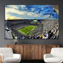 Framed USF Bulls Football Team Print - Tampa Raymond James by MyGreatCanvas | Canvas Wall Art Prints | Photo Prints & Wall Decor