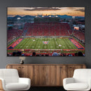 Framed Arizona Wildcats Football Team Print - Tucson Arizona by MyGreatCanvas | Canvas Wall Art Prints | Photo Prints & Wall Decor