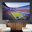 Buffalo Bills Football Team Print Canvas - Buffalo Highmark by MyGreatCanvas | Canvas Wall Art Prints | Photo Prints & Wall Decor