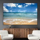 Sea View From the Beach Canvas Print
