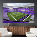 Northwestern University Wildcats Football Team Print - by MyGreatCanvas | Canvas Wall Art Prints | Photo Prints & Wall Decor
