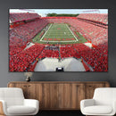 Rutgers Scarlet Knights Football Team Print - Piscataway SHI by MyGreatCanvas | Canvas Wall Art Prints | Photo Prints & Wall Decor