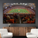 Syracuse University Orange Football Canvas Print, Football