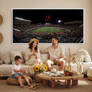Framed Texas Tech Red Raiders Stadium Canvas, Texas Tech Red