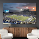 Memphis Tigers Football Team Print - Memphis Simmons Bank