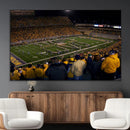 West Virginia Uni Mountaineers Football Team Print - Milan