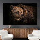 Wild Grizzly 399 Bear Canvas Wall Art Print, Bear Animal by MyGreatCanvas | Canvas Wall Art Prints | Photo Prints & Wall Decor