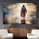 Jesus Walking on Water Wall Art | Ready to Hang Spiritual