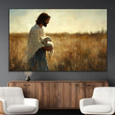 Jesus the Good Shepherd Wall Art Canvas Print -