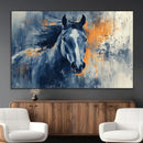 Abstract Blue Horse Wall Art Print Canvas | Horse Wall Art by MyGreatCanvas | Canvas Wall Art Prints | Photo Prints & Wall Decor