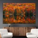 Fall Foliage Wall Art - Autumn Reflection Canvas Print, by MyGreatCanvas | Canvas Wall Art Prints | Photo Prints & Wall Decor