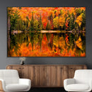Forest Reflection Art | Autumn Forest Reflection Wall Art | by MyGreatCanvas | Canvas Wall Art Prints | Photo Prints & Wall Decor