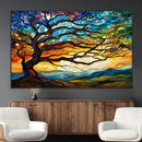 Mosaic Tree Wall Art | Ready to Hang Stained Glass Style