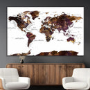 World Map Canvas Print – Detailed Map of the World Wall Art by MyGreatCanvas | Canvas Wall Art Prints | Photo Prints & Wall Decor