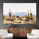Desert Cactus Canvas Wall Art – Serene Southwestern Arizona by MyGreatCanvas | Canvas Wall Art Prints | Photo Prints & Wall Decor