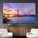 Golden Gate Bridge Wall Art Canvas Print – Framed San by MyGreatCanvas | Canvas Wall Art Prints | Photo Prints & Wall Decor