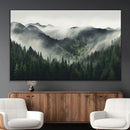 Misty Forest Canvas Print Wall Art Premium Canvas Print a