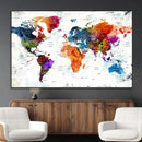 World Map Canvas Print – Framed Travel Map Wall Art for by MyGreatCanvas | Canvas Wall Art Prints | Photo Prints & Wall Decor
