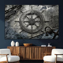 Ship Steering Wheel Vintage Wall Art Canvas Print by MyGreatCanvas | Canvas Wall Art Prints | Photo Prints & Wall Decor