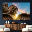 Buddha Statue and Daylight Wall Art, Buddha Statue Wall Art by MyGreatCanvas | Canvas Wall Art Prints | Photo Prints & Wall Decor