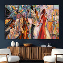 Abstract Afro American Jazz Canvas Wall Art | Music-Inspired by MyGreatCanvas | Canvas Wall Art Prints | Photo Prints & Wall Decor